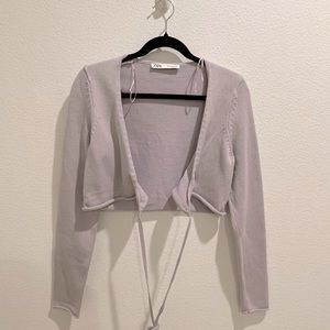 ZARA wrap top